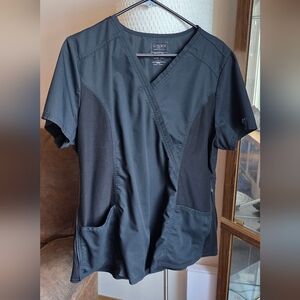 Cherokee Maternity Black Scrub Top